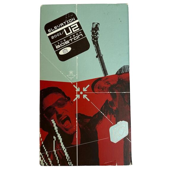 U2 Elevation Tour 2001: U2 Live From Boston Concert Video VHS - Music Rock Bono - Picture 1 of 3